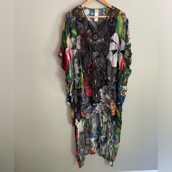 Agua Bendita hand headed cover up - Picture 2 of 16